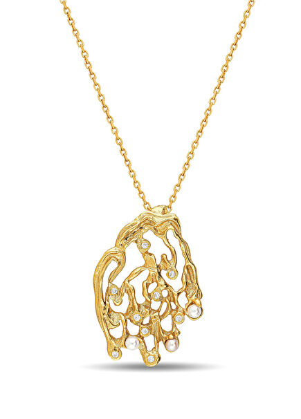 The Choral Treasure Gold-Plated Silver Necklace